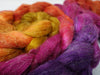 Romney, Silk & Linen. Hand Dyed Gradient - 100g