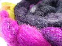 Romney, Silk & Linen. Hand Dyed Gradient - 100g