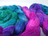 Romney, Silk & Linen. Hand Dyed Gradient - 100g