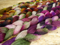 Fade Pack- BFL, 5 co-ordinating braids, Hand Dyed. 500g