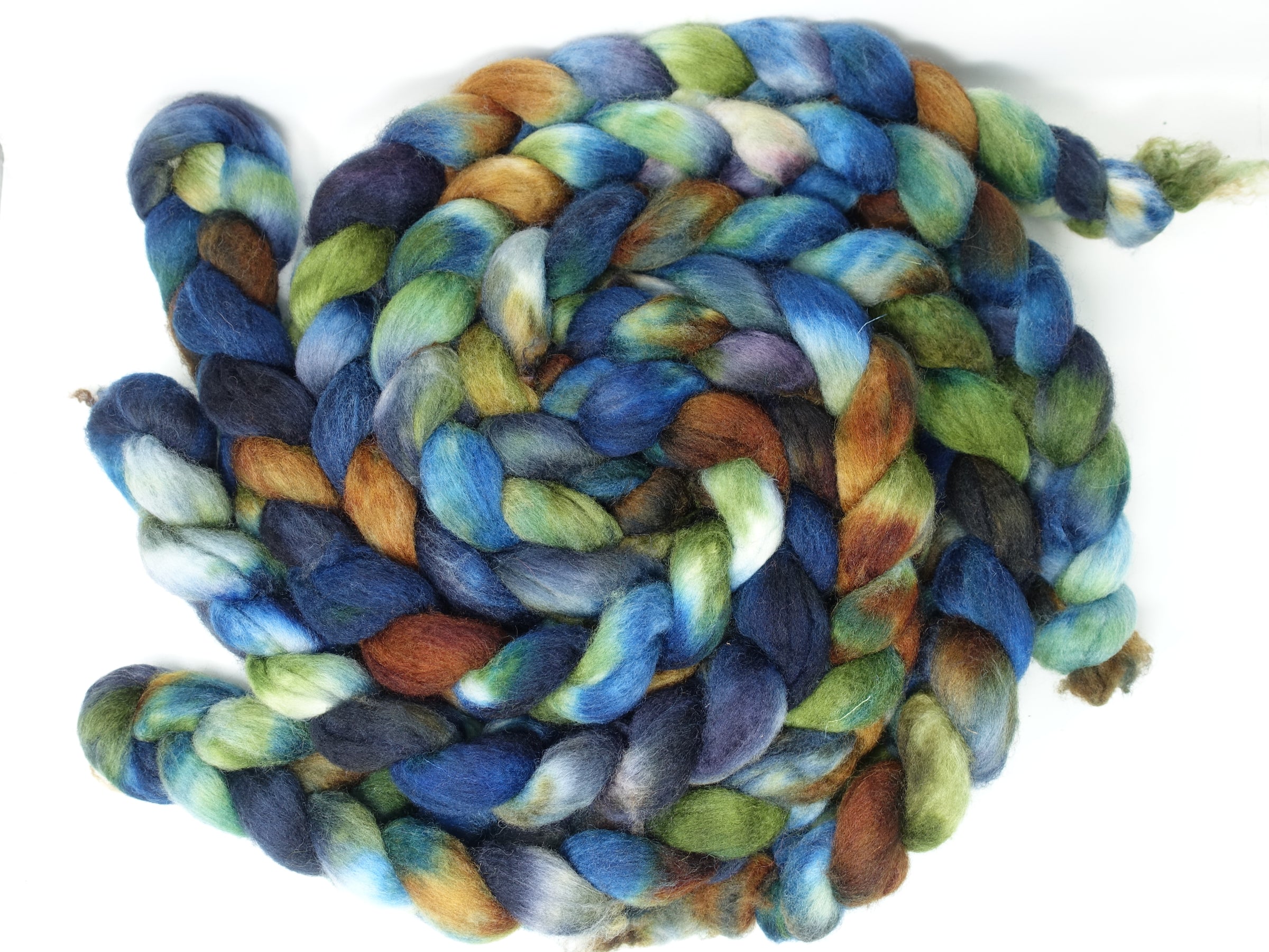 Cambrian Wool, Hand Dyed Variegated. Welsh x BFL Wool, 100g