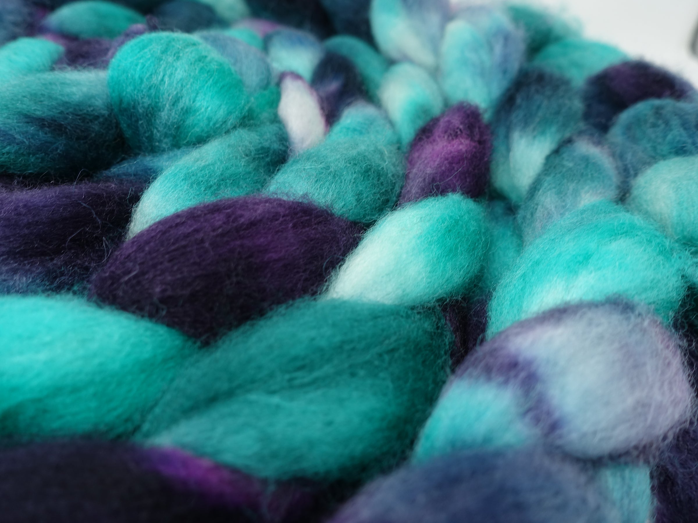 Cambrian Wool, Hand Dyed Variegated. Welsh x BFL Wool, 100g