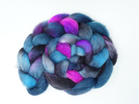 Cambrian Wool, Hand Dyed Variegated. Welsh x BFL Wool, 100g