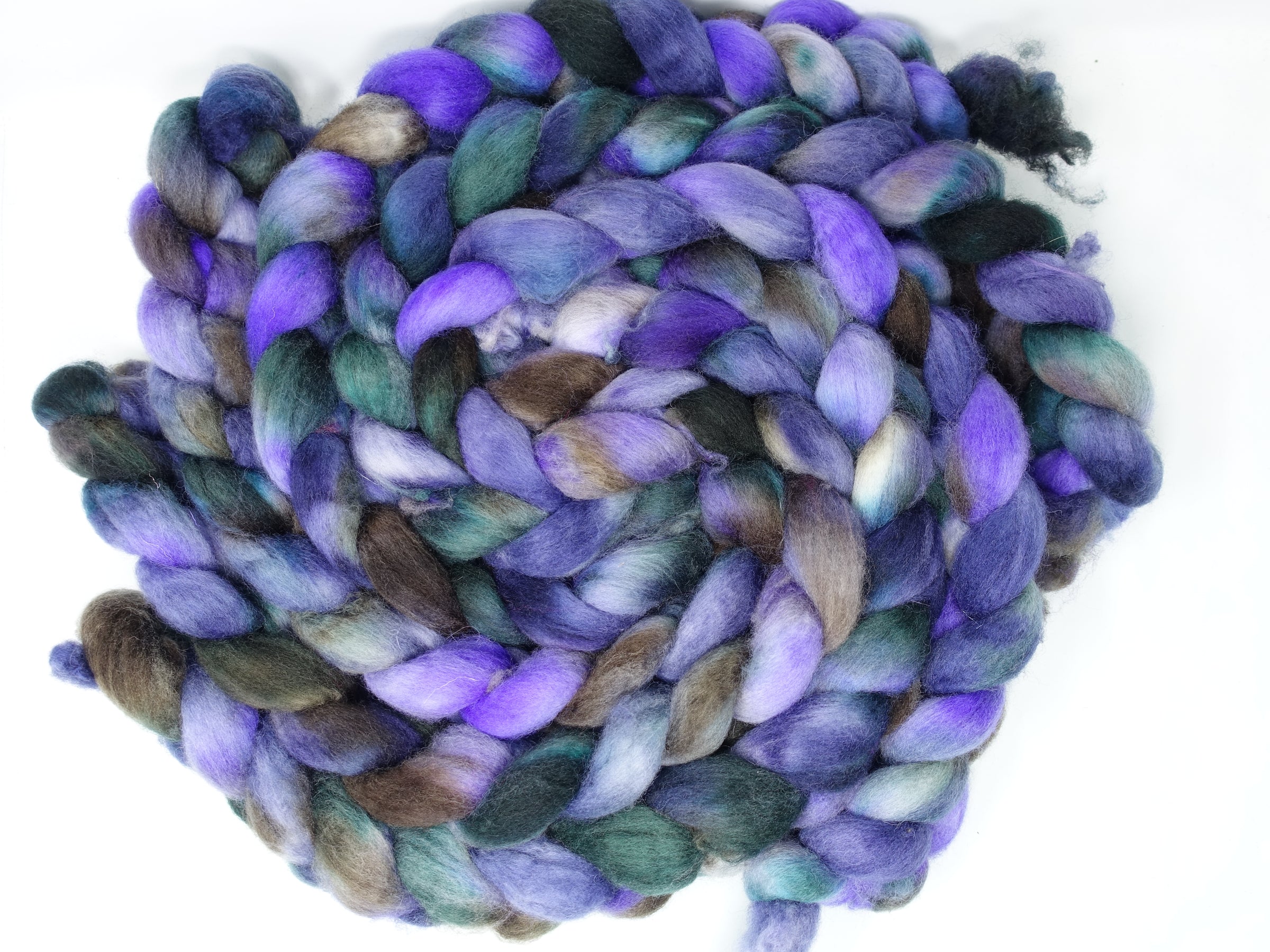 Cambrian Wool, Hand Dyed Variegated. Welsh x BFL Wool, 100g