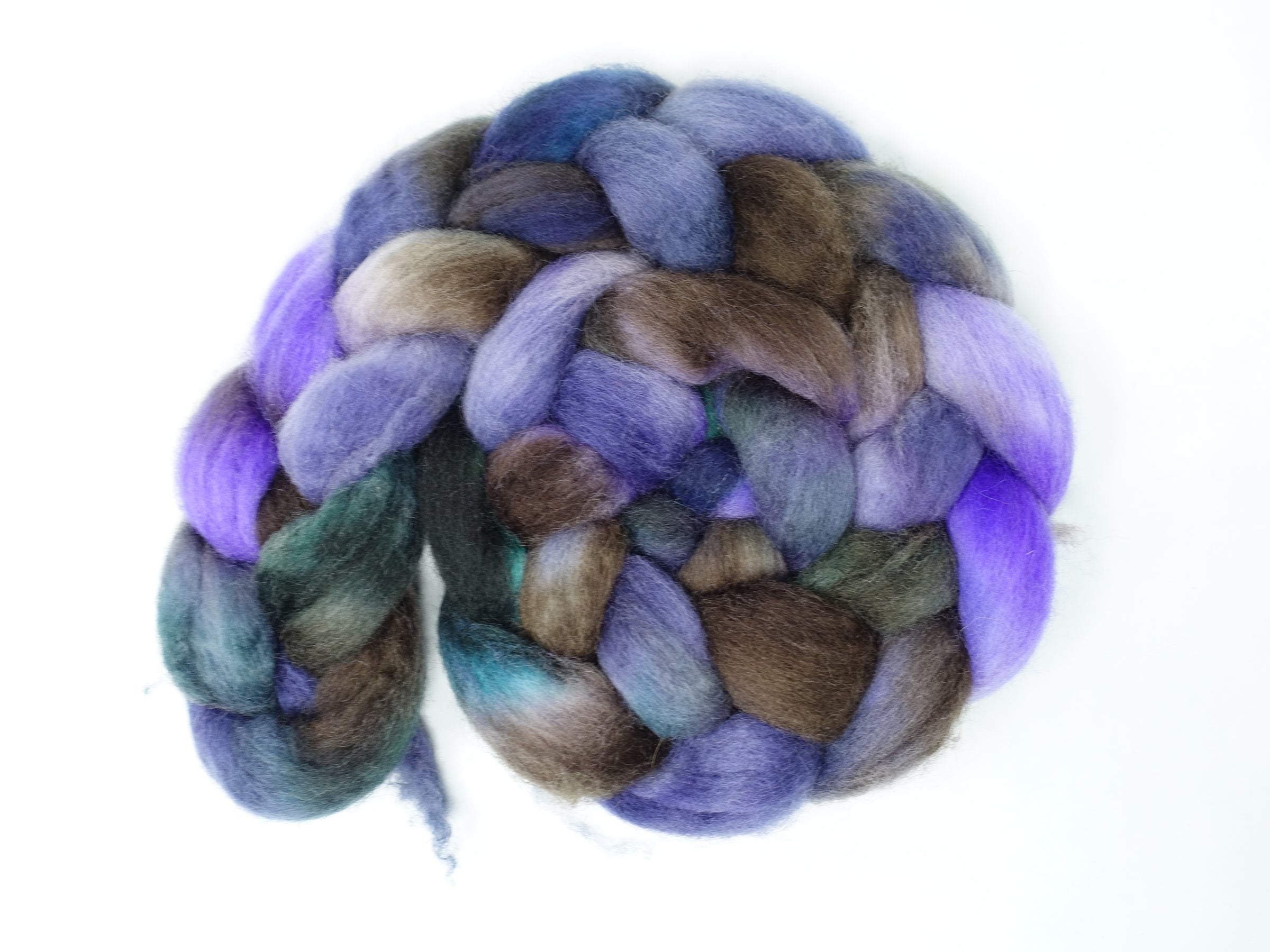 Cambrian Wool, Hand Dyed Variegated. Welsh x BFL Wool, 100g