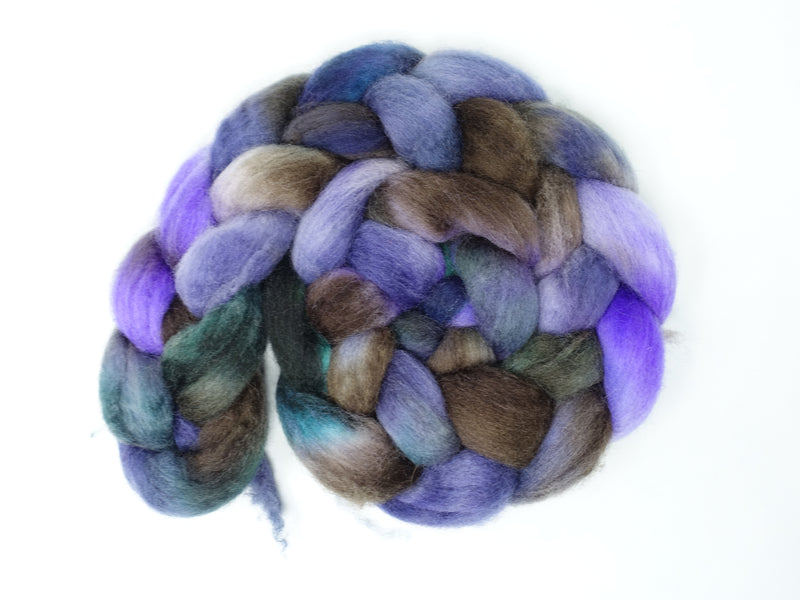 Cambrian Wool, Hand Dyed Variegated. Welsh x BFL Wool, 100g