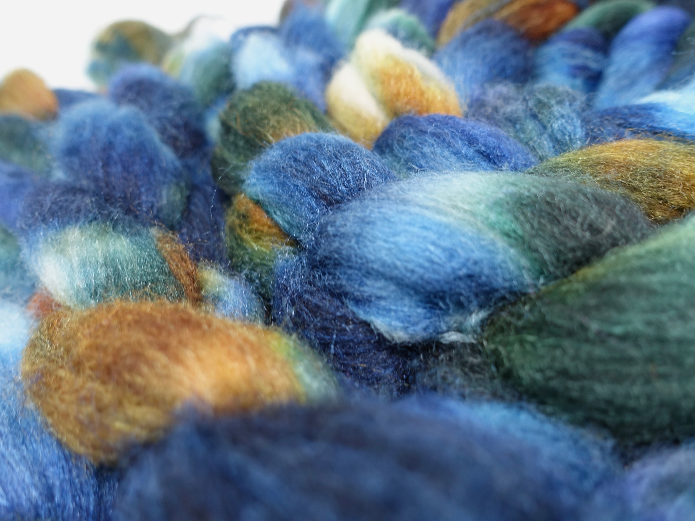 Sock Fibre, Superwash Cheviot, Silk & Bio-Nylon. Variegated 100g