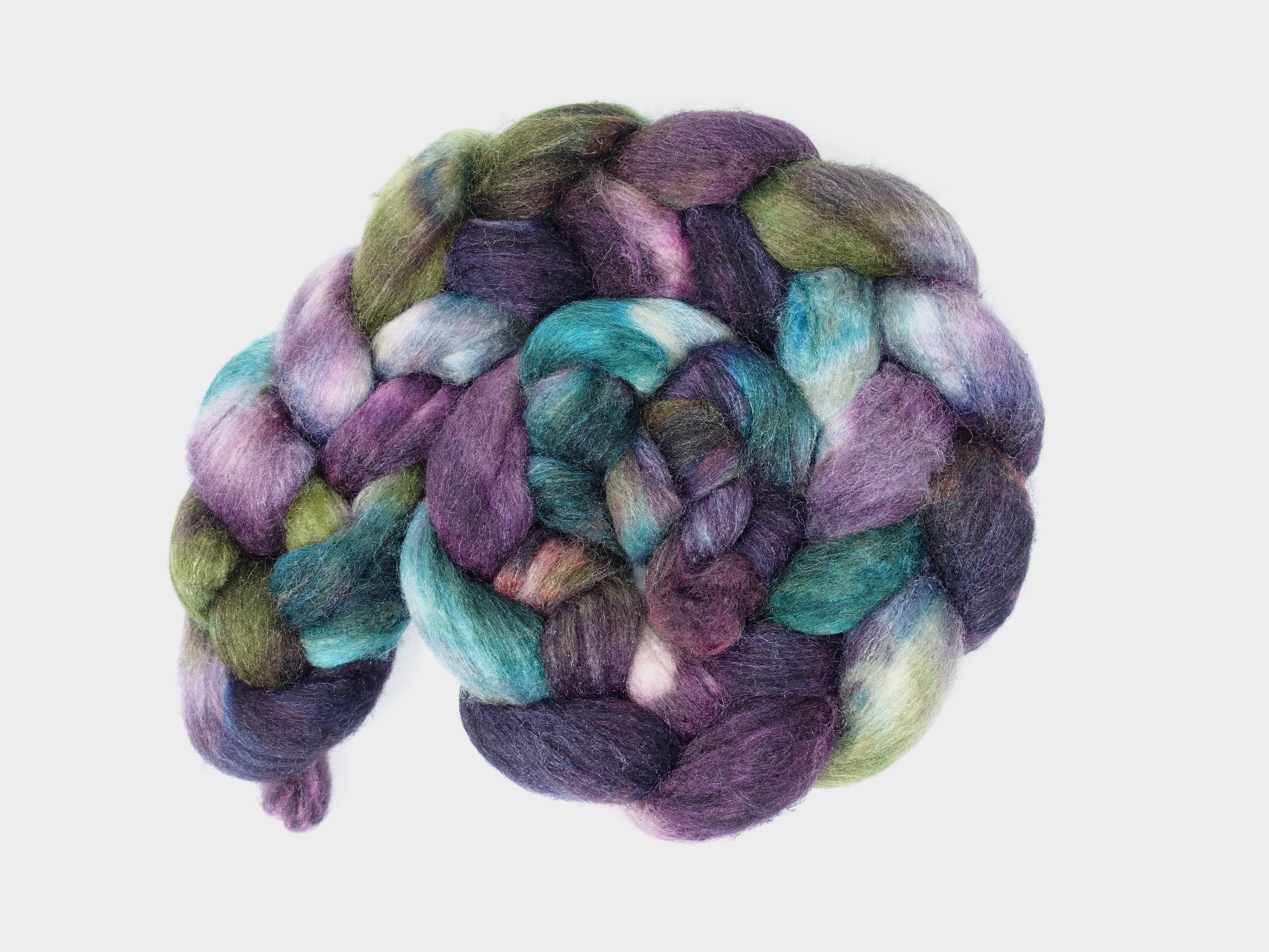 Sock Fibre, Superwash Cheviot, Silk & Bio-Nylon. Variegated 100g