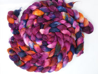 Sock Fibre, Superwash Cheviot, Silk & Bio-Nylon. Variegated 100g