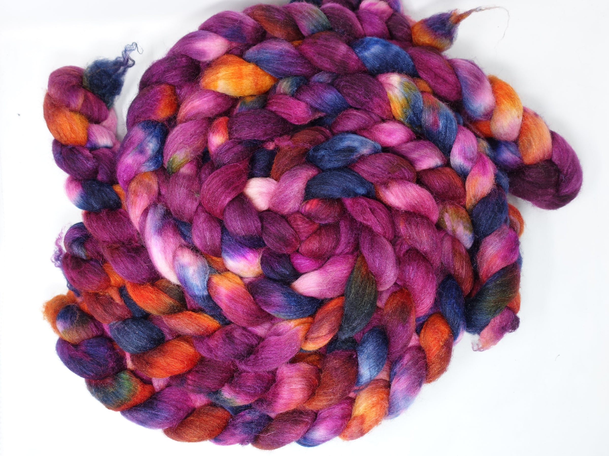 Sock Fibre, Superwash Cheviot, Silk & Bio-Nylon. Variegated 100g