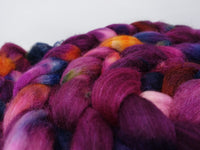 Sock Fibre, Superwash Cheviot, Silk & Bio-Nylon. Variegated 100g