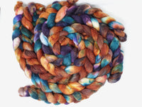 Sock Fibre, Superwash Cheviot, Silk & Bio-Nylon. Variegated 100g