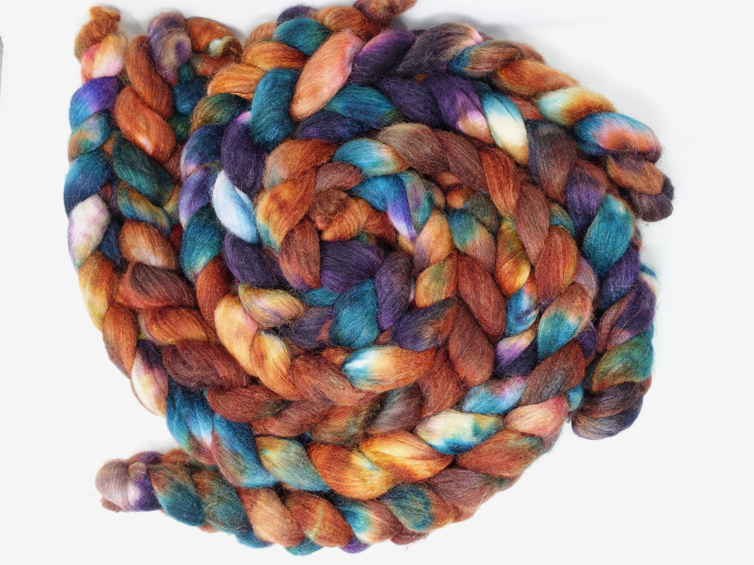 Sock Fibre, Superwash Cheviot, Silk & Bio-Nylon. Variegated 100g