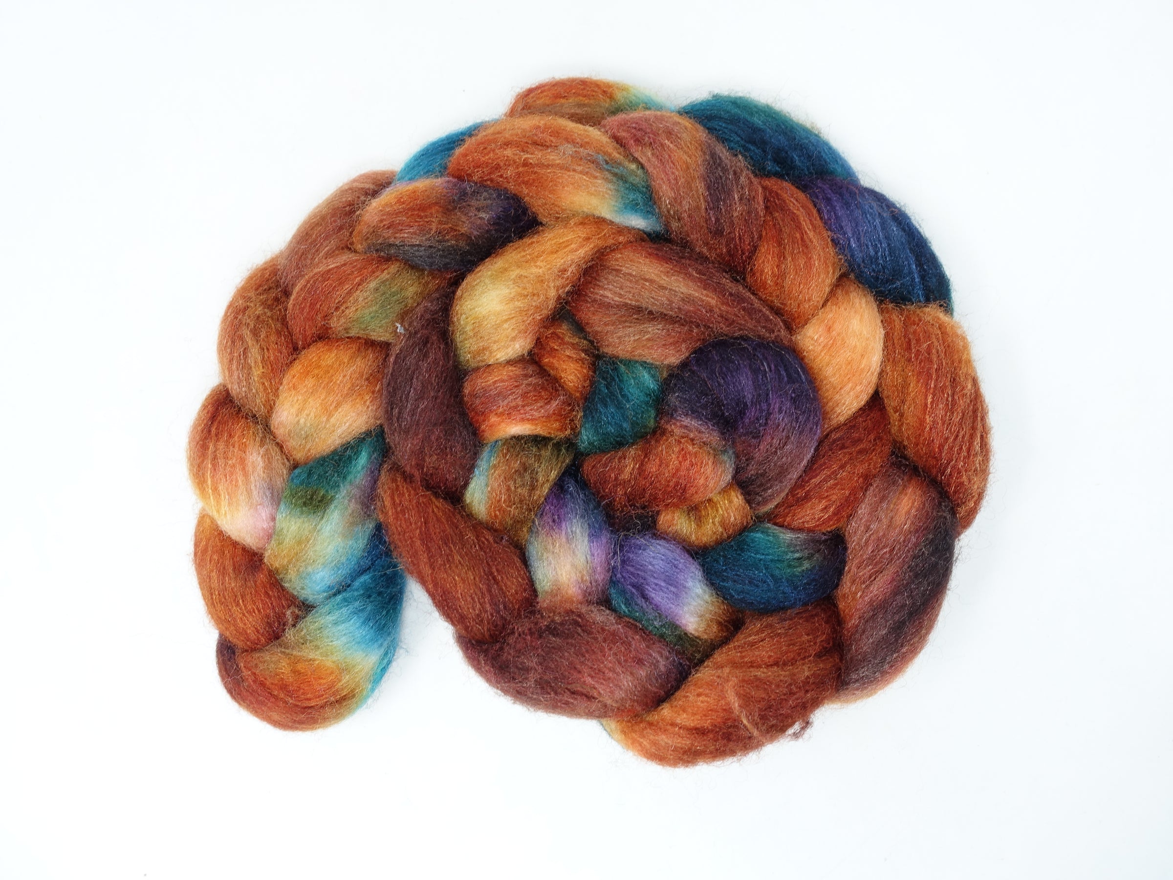 Sock Fibre, Superwash Cheviot, Silk & Bio-Nylon. Variegated 100g