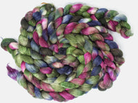 Sock Fibre, Superwash Cheviot, Silk & Bio-Nylon. Variegated 100g