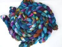 Sock Fibre, Superwash Cheviot, Silk & Bio-Nylon. Variegated 100g