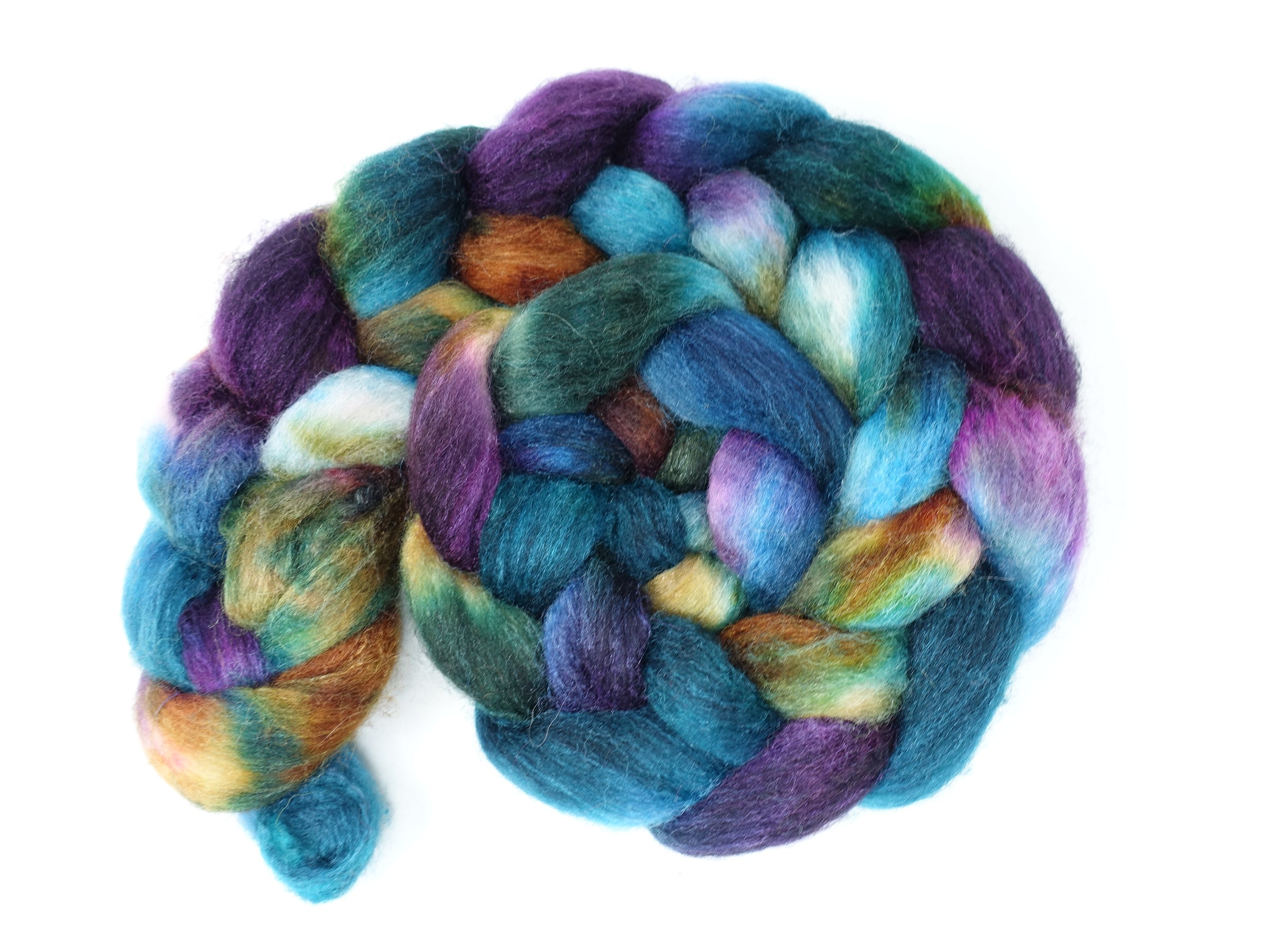 Sock Fibre, Superwash Cheviot, Silk & Bio-Nylon. Variegated 100g