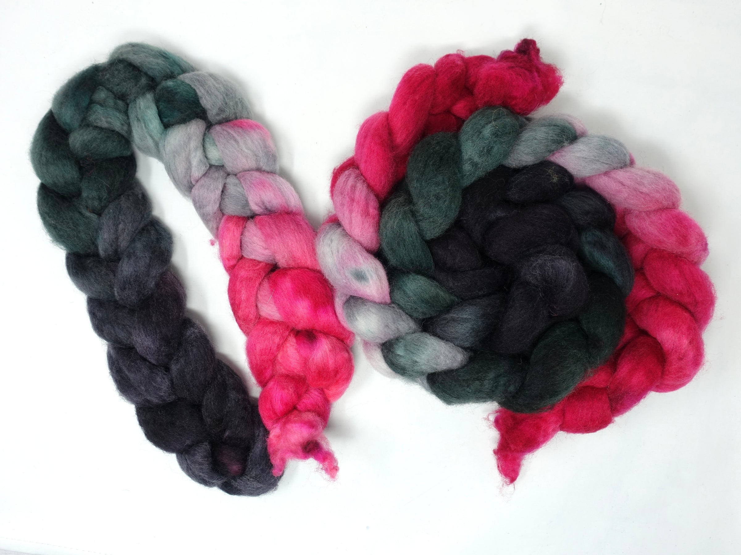 Cambrian Wool, Hand Dyed Gradient. Welsh x BFL Wool, 100g