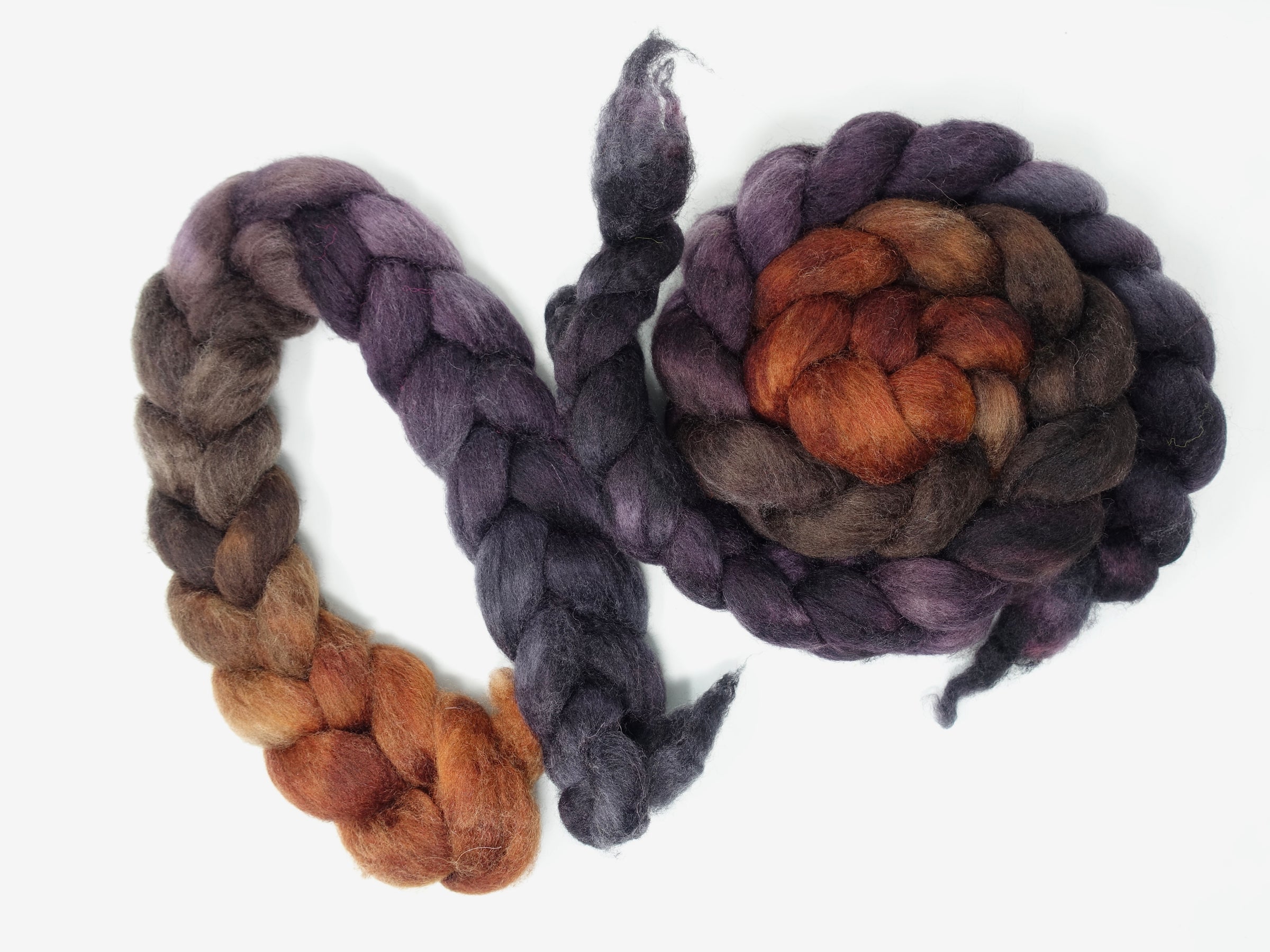 Cambrian Wool, Hand Dyed Gradient. Welsh x BFL Wool, 100g