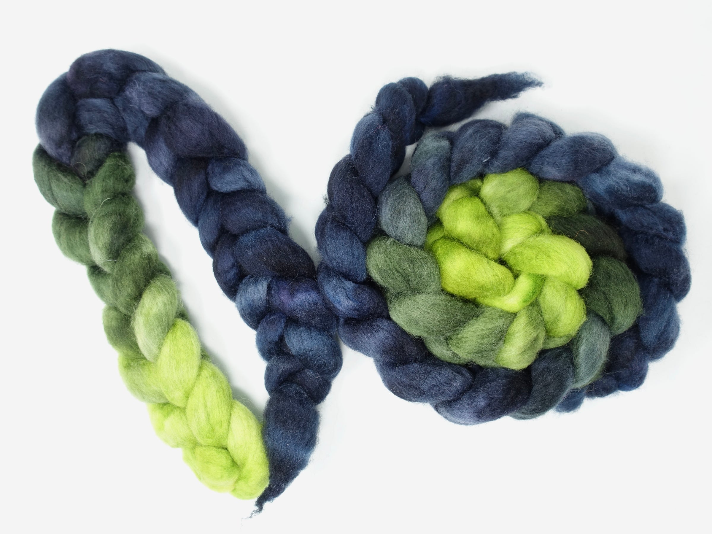 Cambrian Wool, Hand Dyed Gradient. Welsh x BFL Wool, 100g