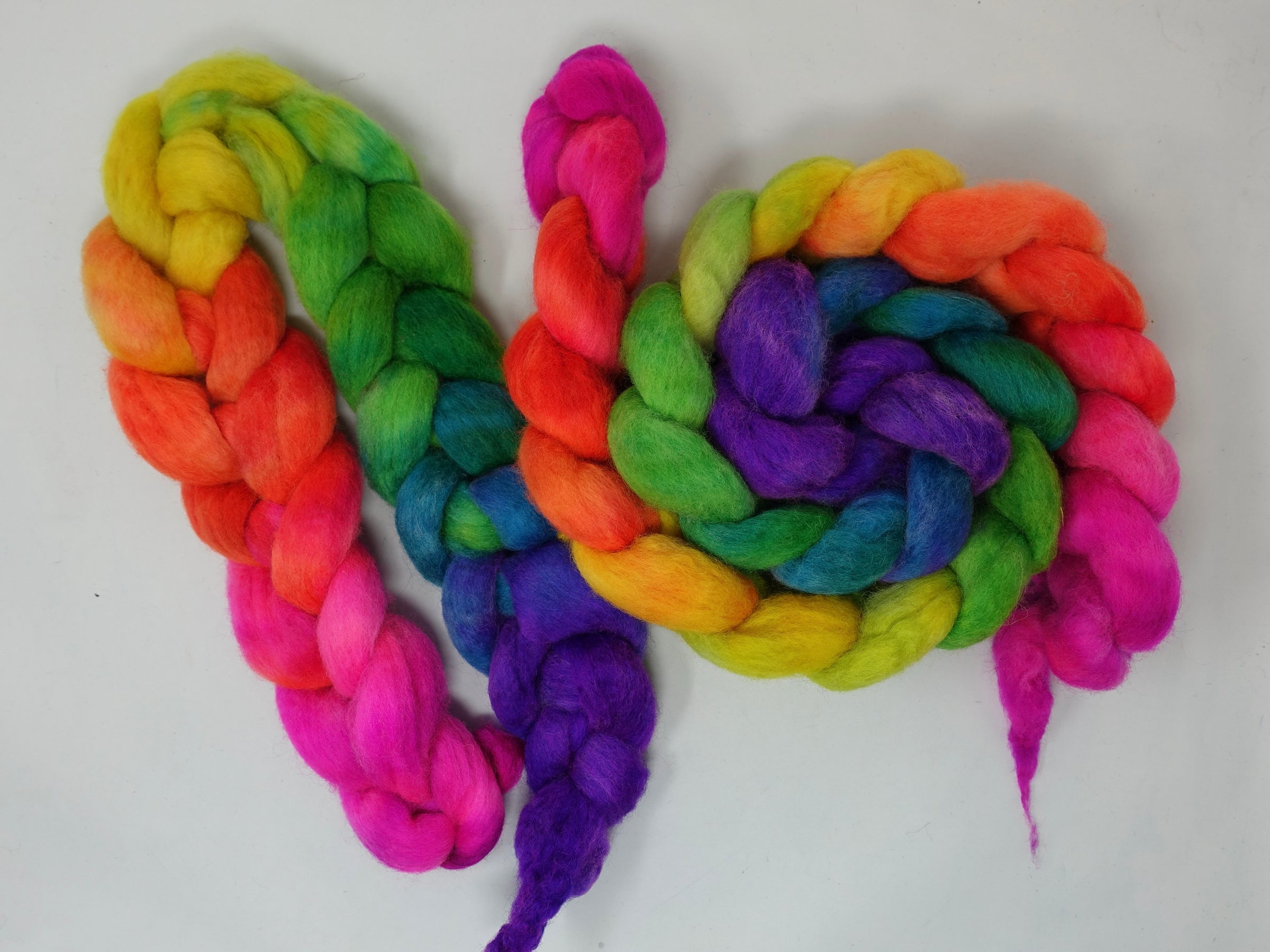 Cambrian Wool, Hand Dyed Gradient. Welsh x BFL Wool, 100g