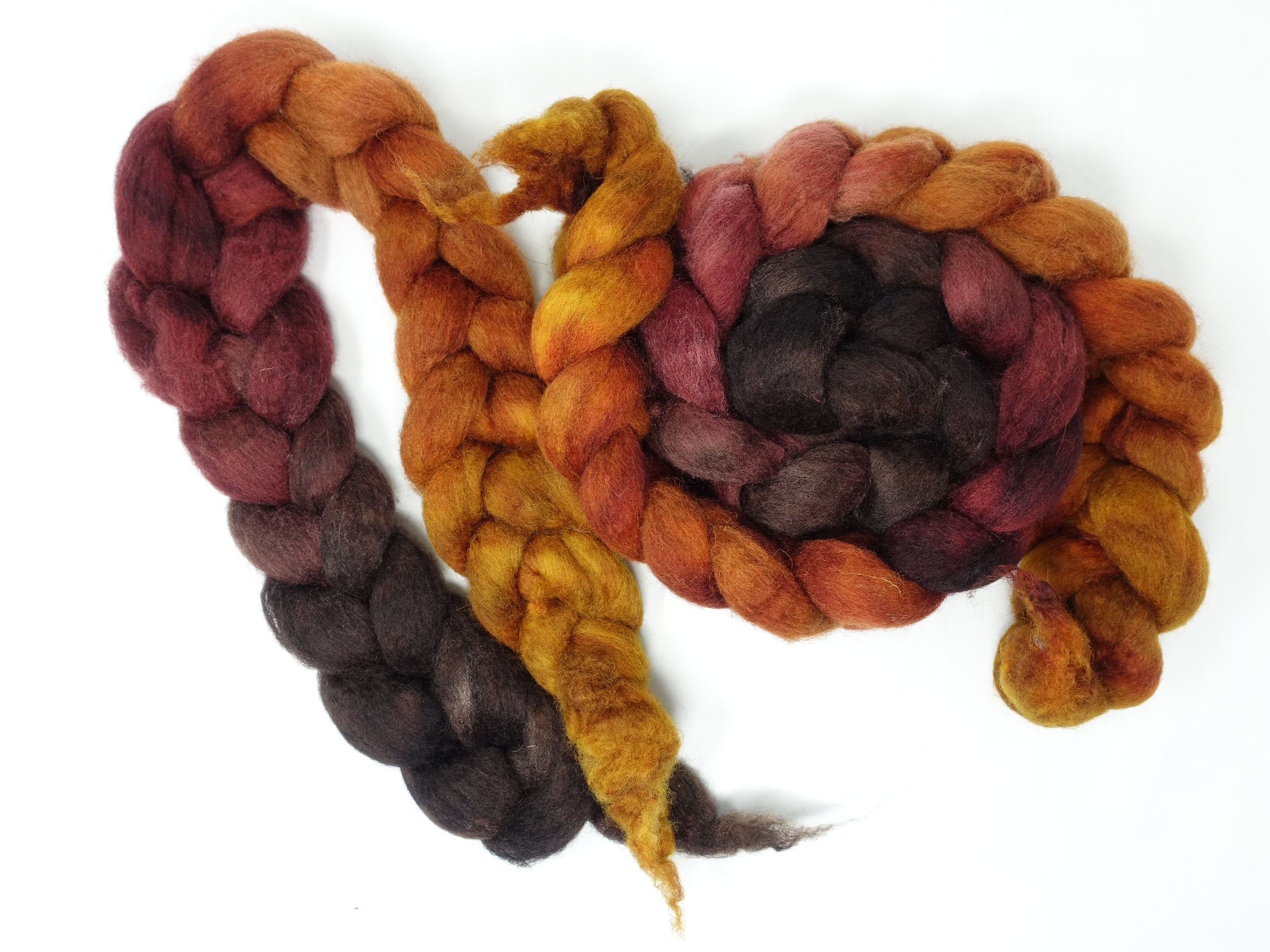 Cambrian Wool, Hand Dyed Gradient. Welsh x BFL Wool, 100g