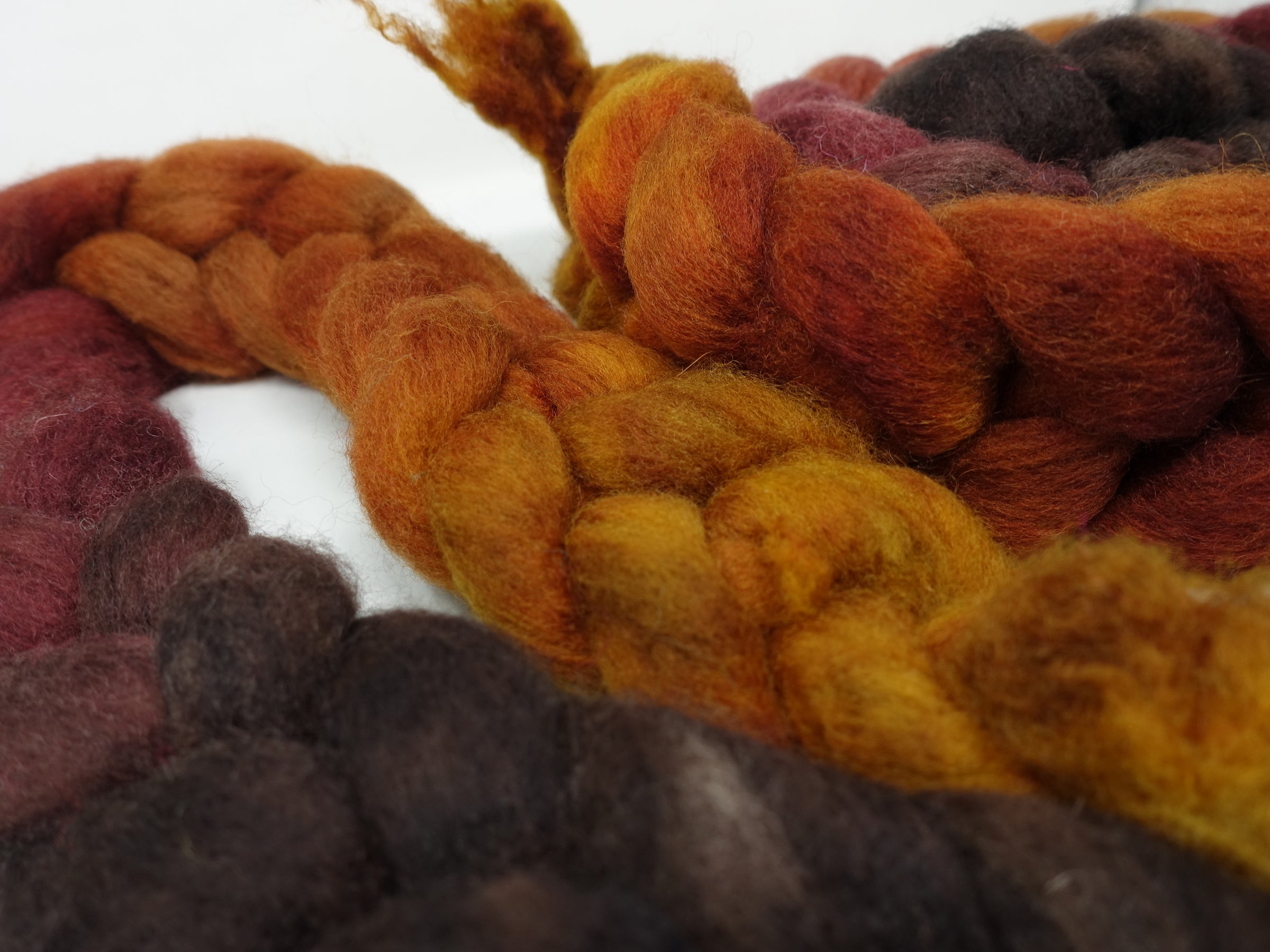 Cambrian Wool, Hand Dyed Gradient. Welsh x BFL Wool, 100g