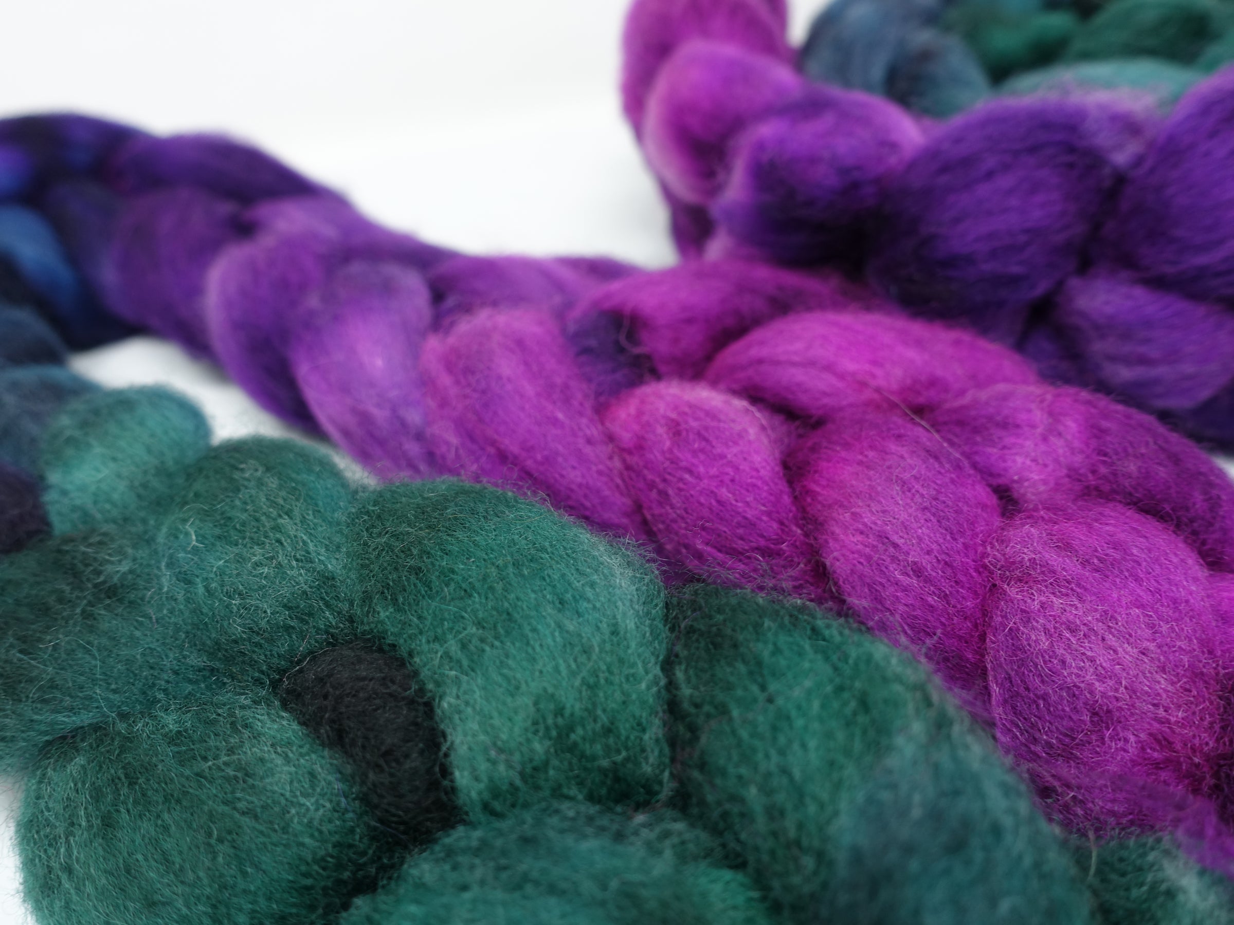 Cambrian Wool, Hand Dyed Gradient. Welsh x BFL Wool, 100g