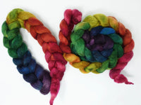 Cambrian Wool, Hand Dyed Gradient. Welsh x BFL Wool, 100g