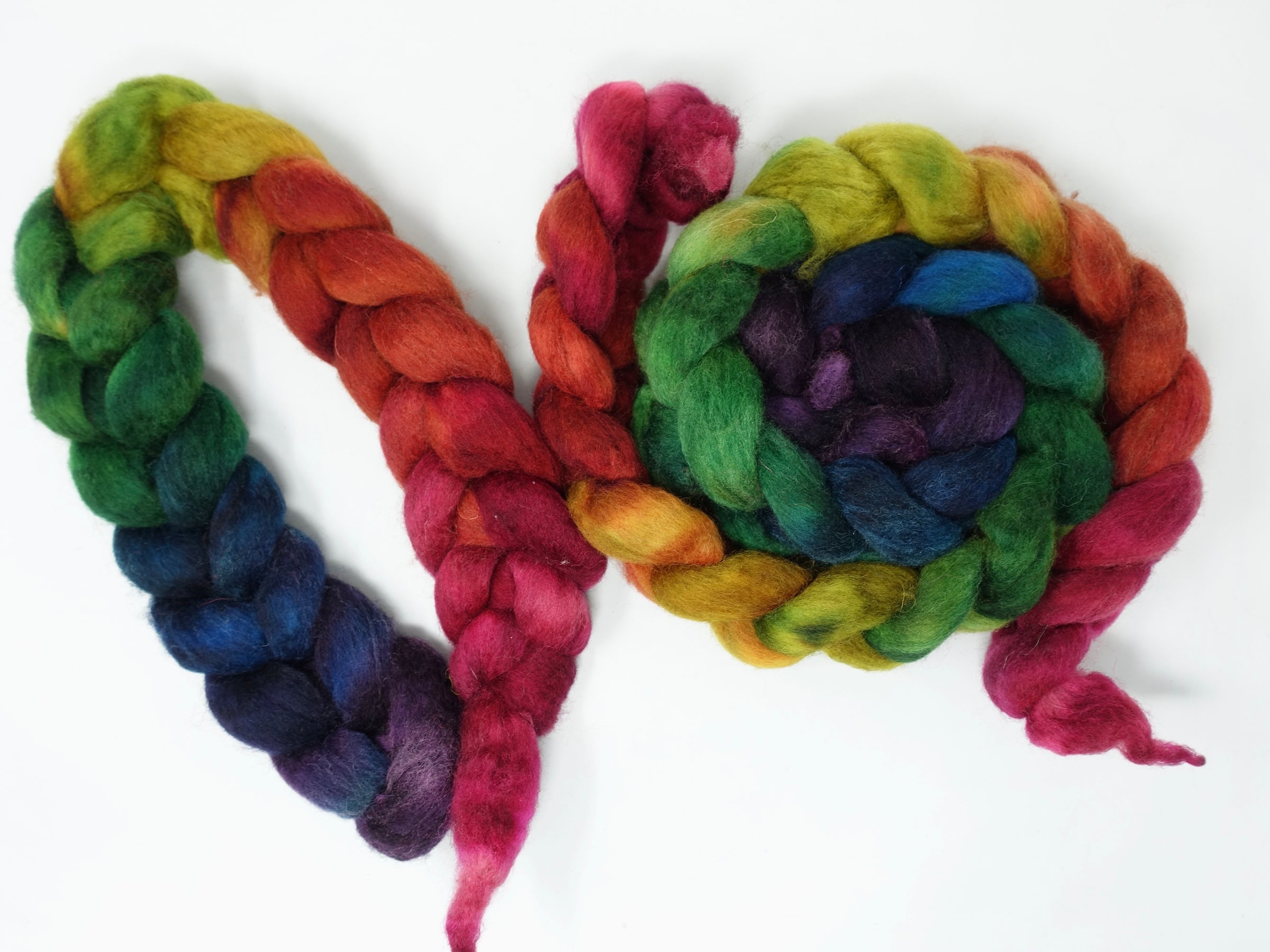 Cambrian Wool, Hand Dyed Gradient. Welsh x BFL Wool, 100g