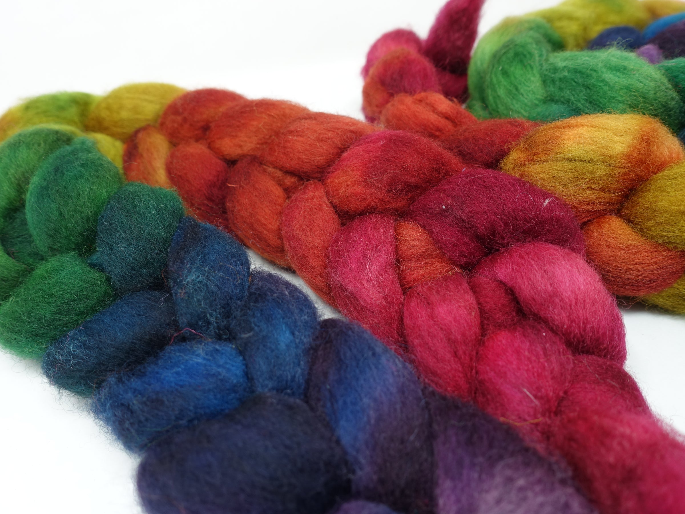 Cambrian Wool, Hand Dyed Gradient. Welsh x BFL Wool, 100g