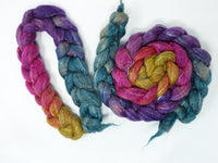 BFL, Alpaca & Seacell. Hand Dyed Gradient 100g