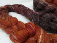 BFL, Alpaca & Seacell. Hand Dyed Gradient 100g