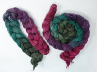 BFL, Alpaca & Seacell. Hand Dyed Gradient 100g