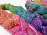 BFL, Alpaca & Seacell. Hand Dyed Gradient 100g