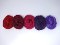 Fuchsia- Tussah Silk Bundle