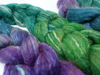 BFL, Alpaca & Seacell. Hand Dyed Gradient 100g