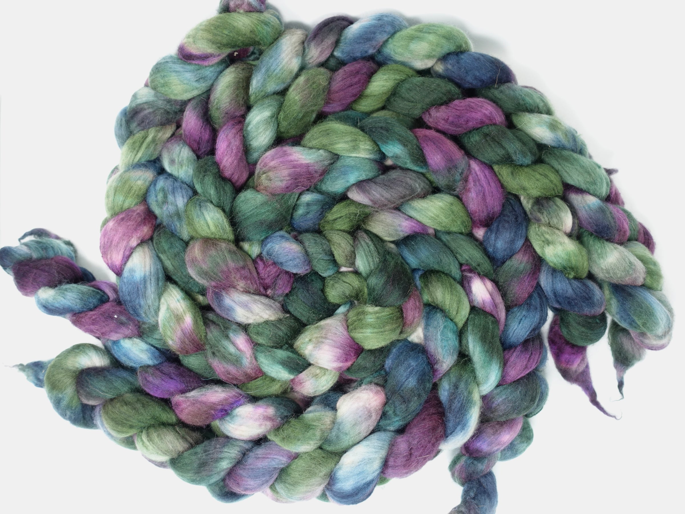 Superfine Merino, Silk & Camel. Hand Dyed Variegated 100g