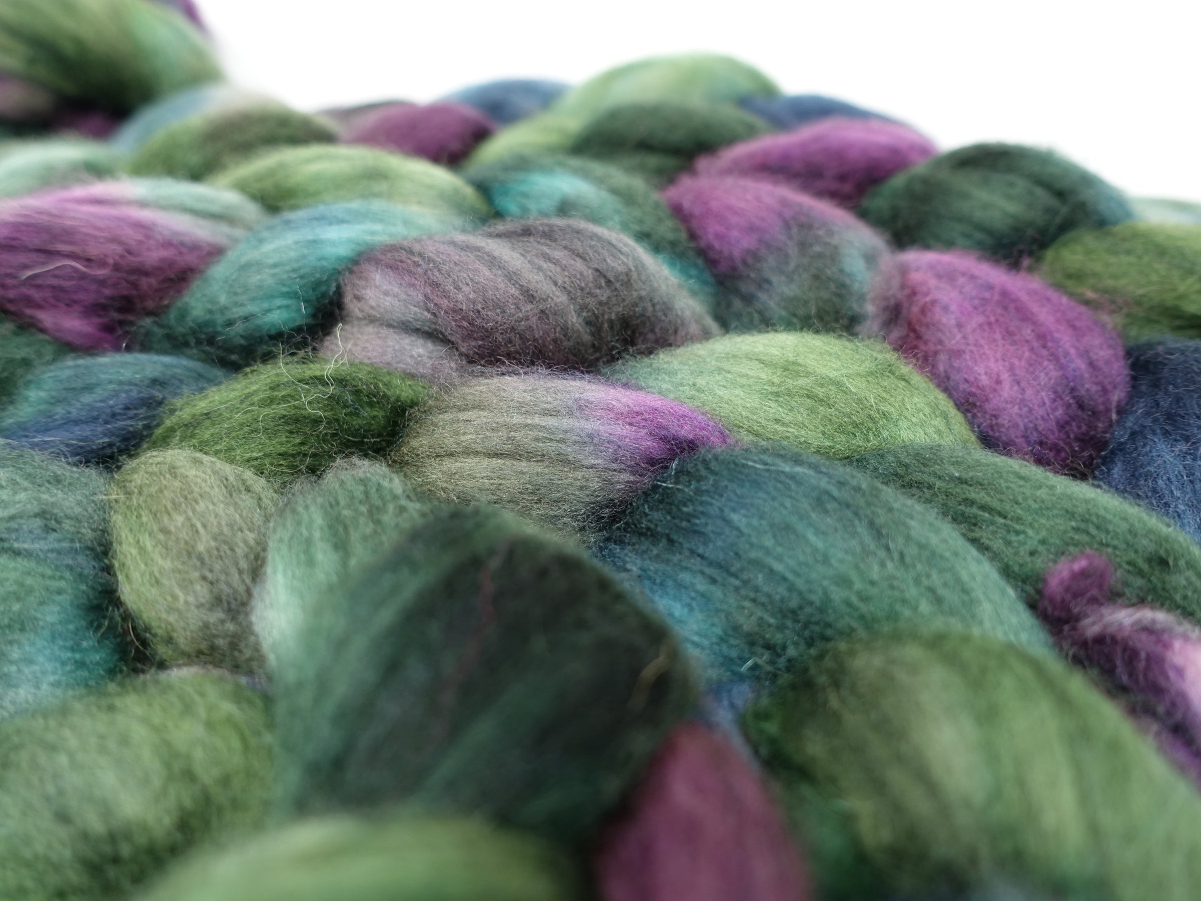Superfine Merino, Silk & Camel. Hand Dyed Variegated 100g