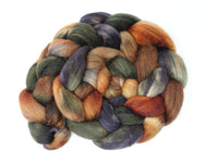 Superfine Merino, Silk & Camel. Hand Dyed Variegated 100g