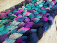 Fade Pack- BFL, 5 co-ordinating braids, Hand Dyed. 500g