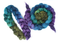 Sock Fibre, Superwash Cheviot, Silk & Bio-Nylon.  Gradient 100g