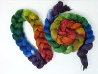Sock Fibre, Superwash Cheviot, Silk & Bio-Nylon.  Gradient 100g