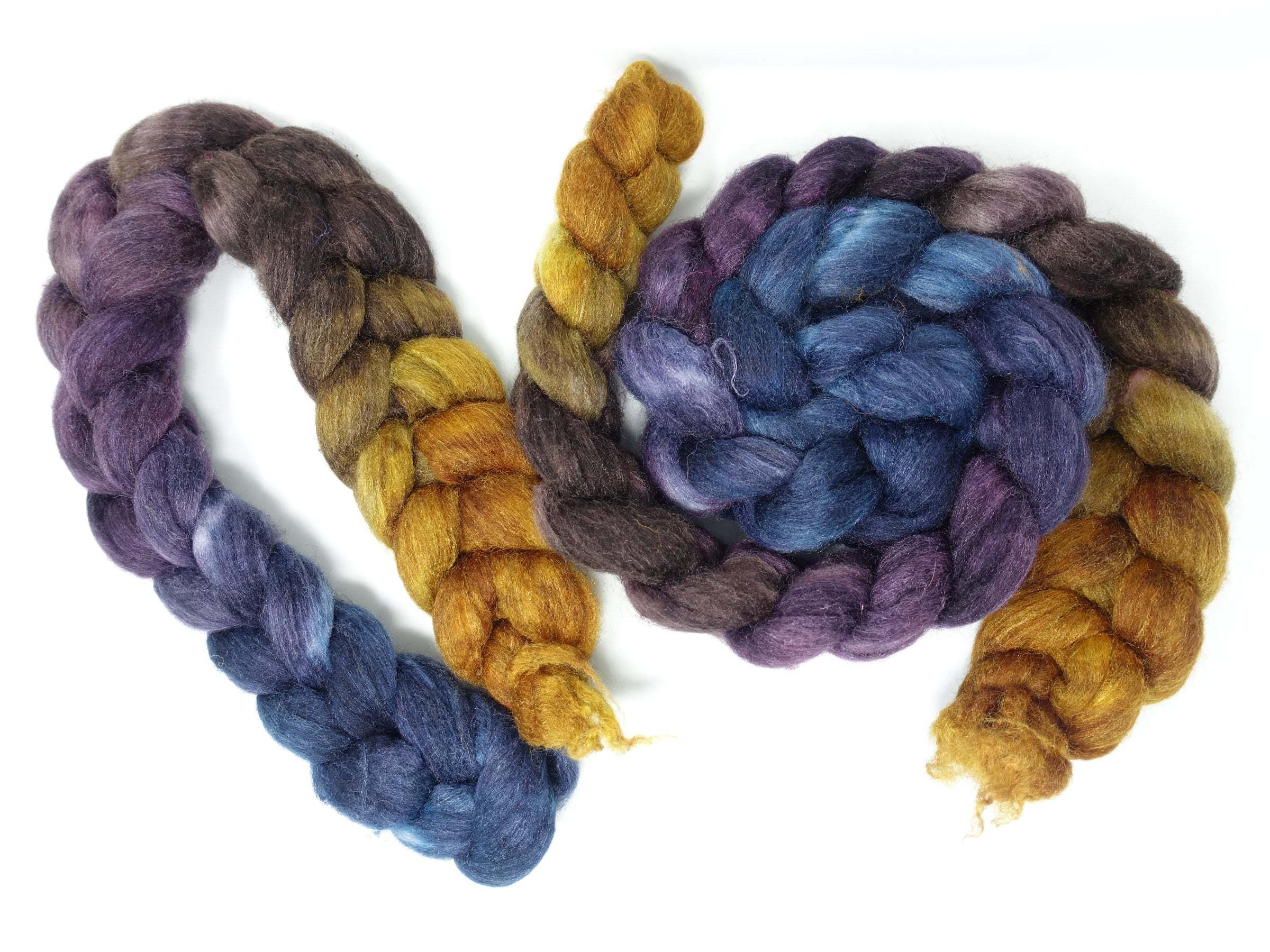 Sock Fibre, Superwash Cheviot, Silk & Bio-Nylon.  Gradient 100g