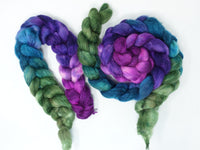 Sock Fibre, Superwash Cheviot, Silk & Bio-Nylon.  Gradient 100g