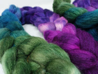 Sock Fibre, Superwash Cheviot, Silk & Bio-Nylon.  Gradient 100g