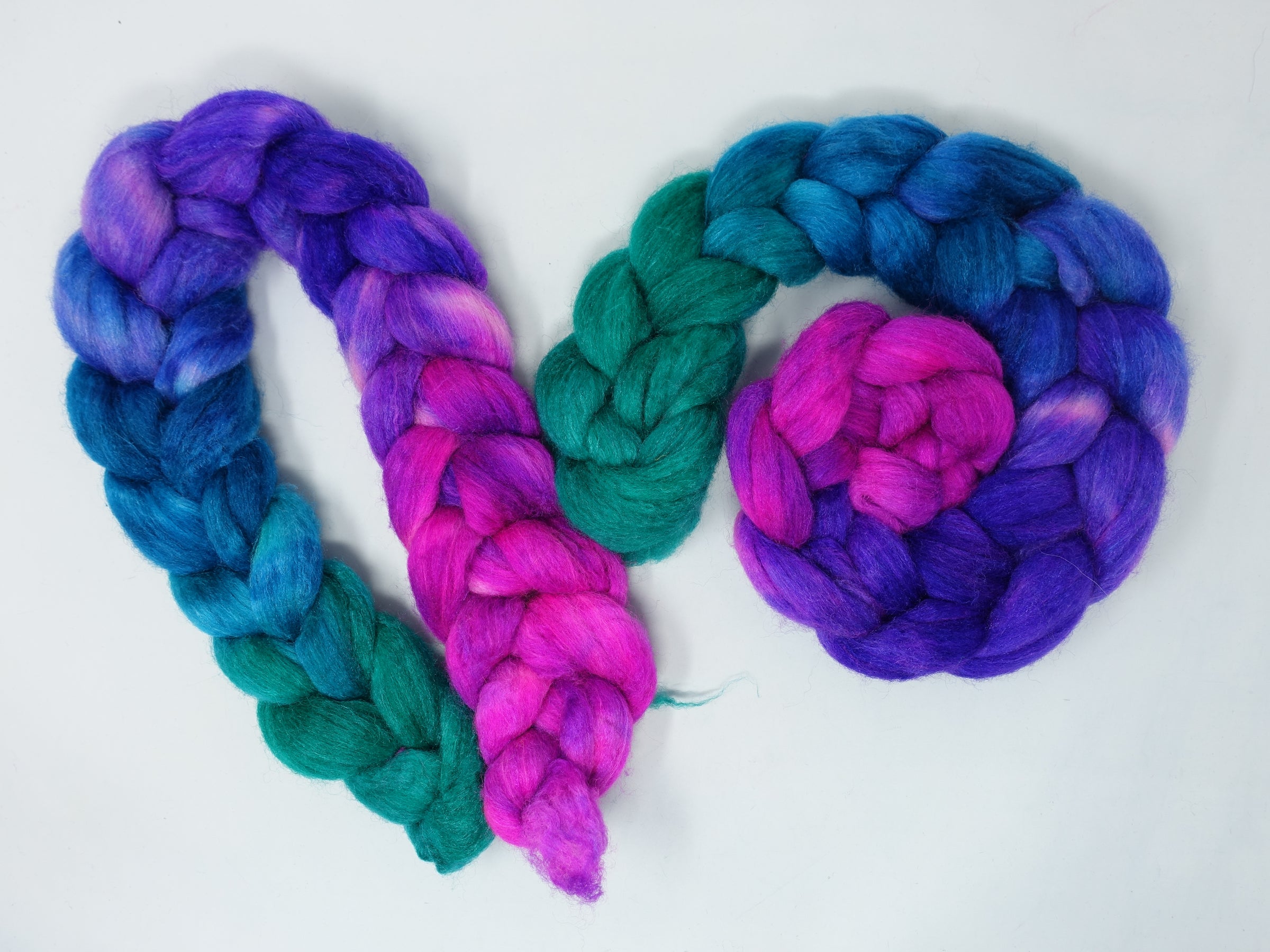 Sock Fibre, Superwash Cheviot, Silk & Bio-Nylon. Gradient 100g