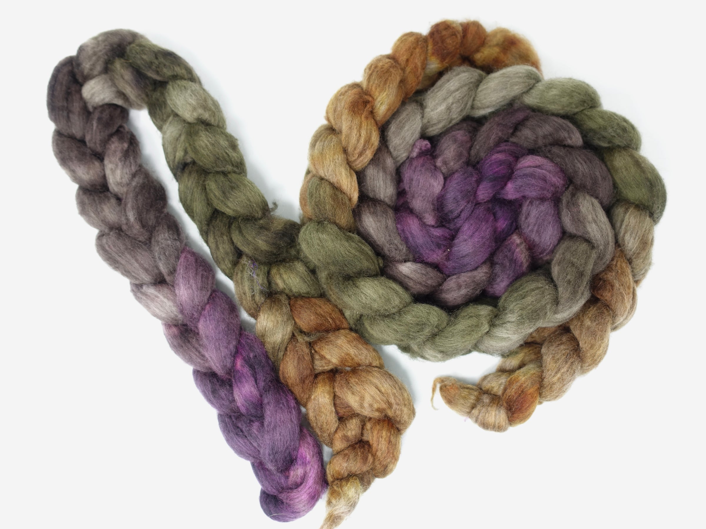 Polwarth & Yak. Hand Dyed Gradient. 100g