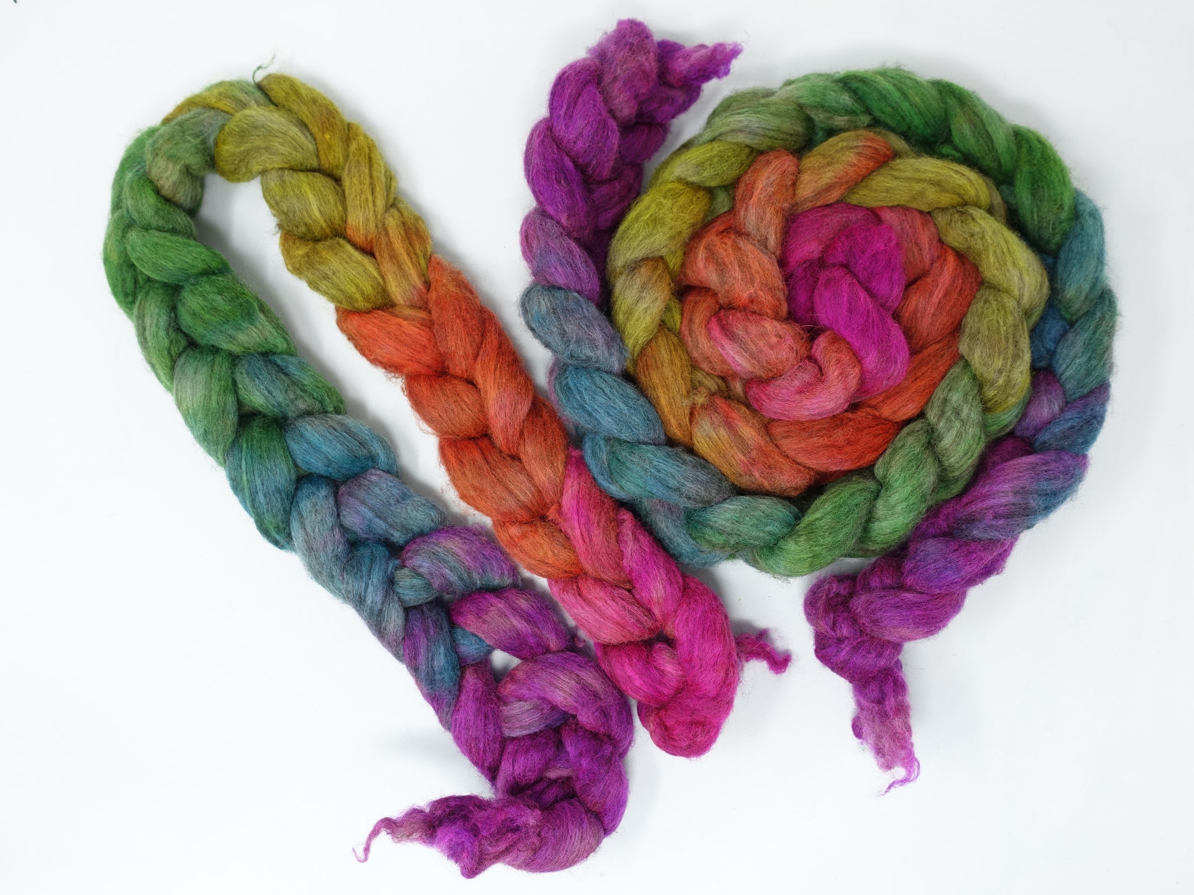 Polwarth & Yak. Hand Dyed Gradient. 100g