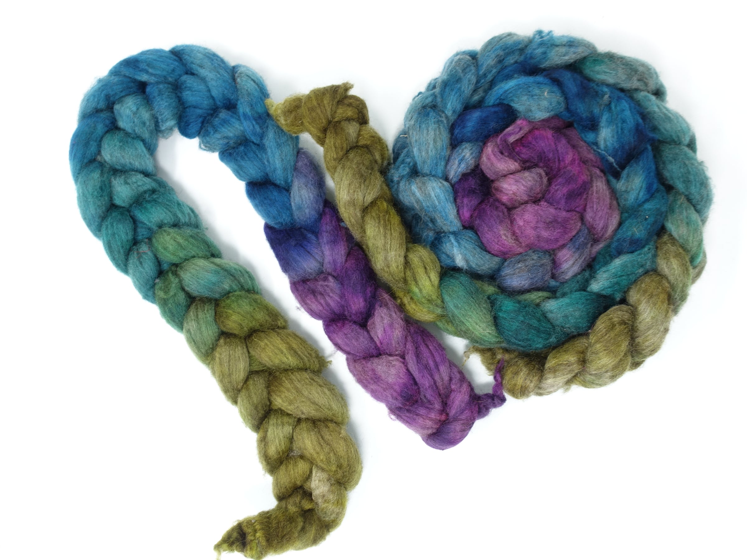 Polwarth & Yak. Hand Dyed Gradient. 100g